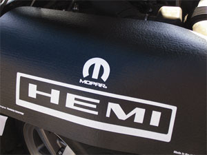 Mopar HEMI Logo Vehicle Fender Protective Cover